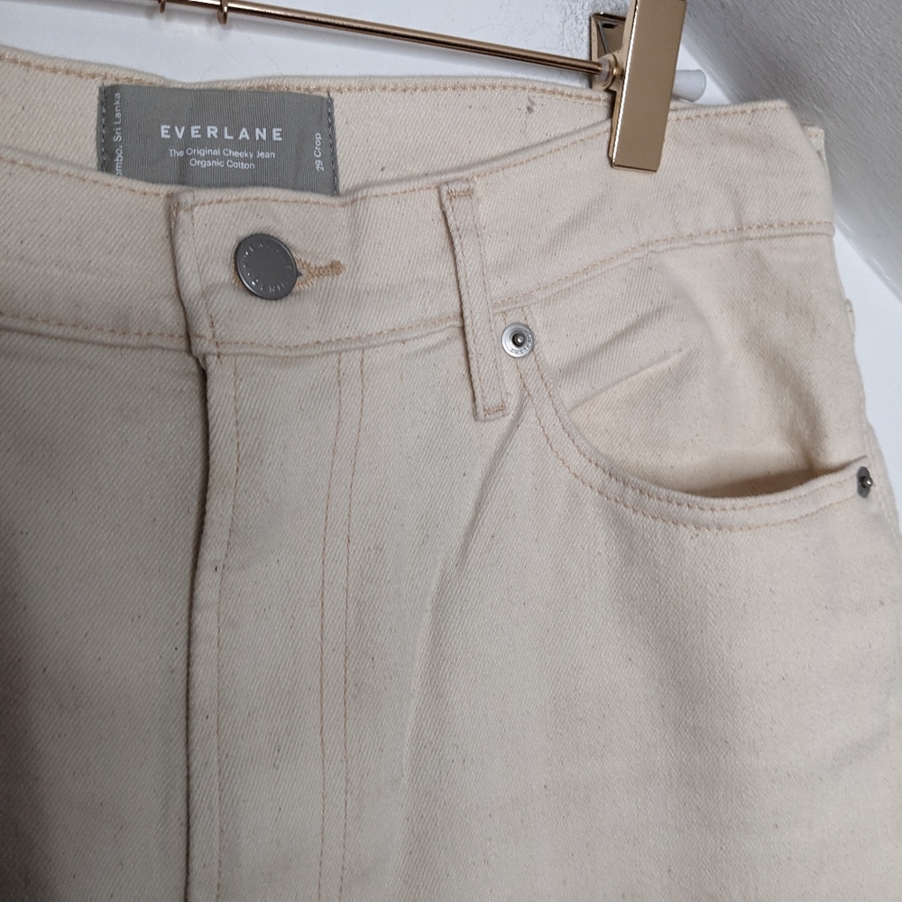 Women's Cream Jeans - Picture 5 of 8